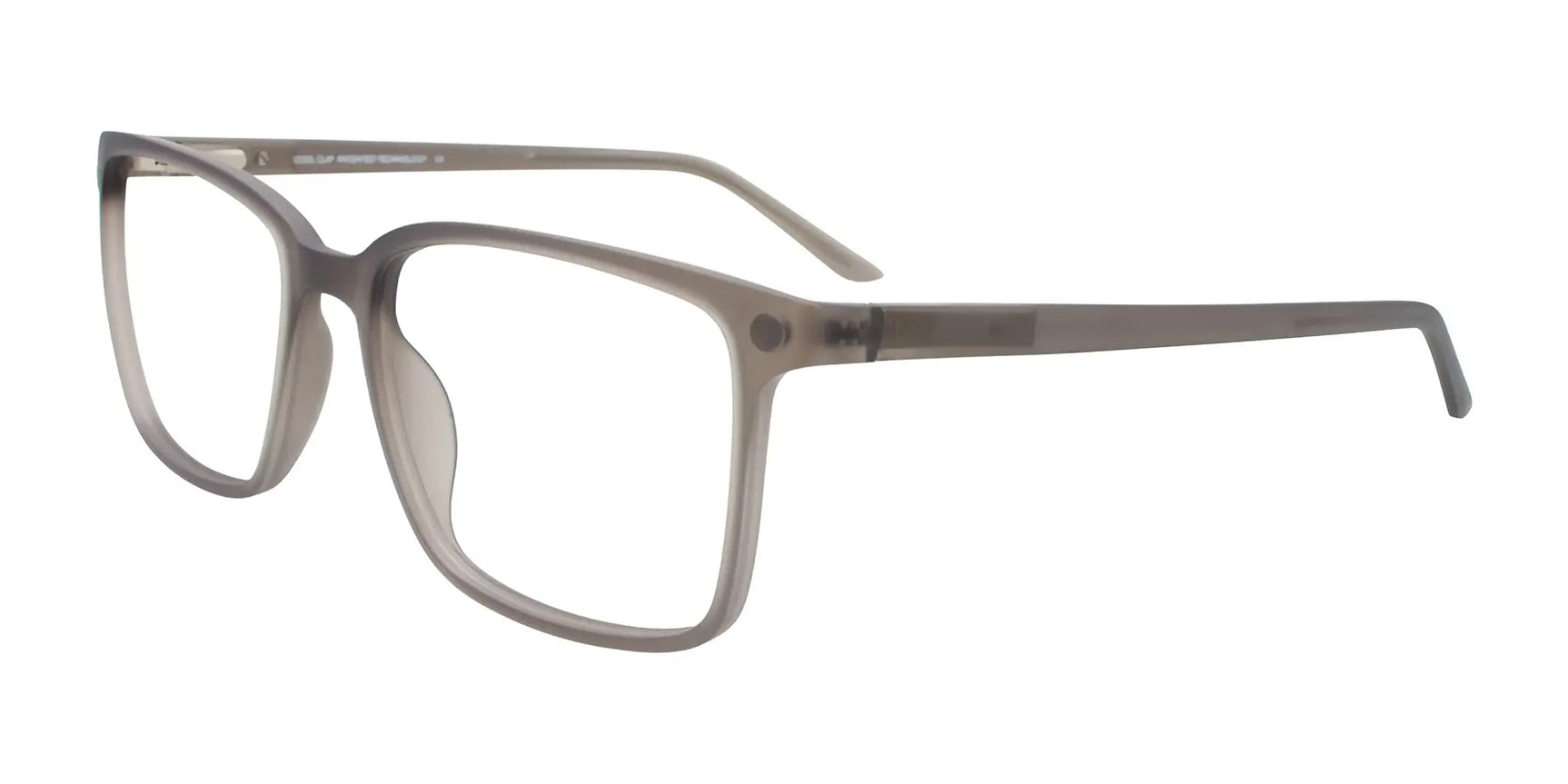 CoolClip CC848 Eyeglasses with Clip-on Sunglasses Matt Grey