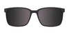 Coolclip CC848 Eyeglasses with Clip-on Sunglasses | Size 58 / Dark Demi Amber