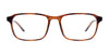 Coolclip CC849 Eyeglasses with Clip-on Sunglasses | Size 55 / Marbled Blue