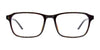 Coolclip CC849 Eyeglasses with Clip-on Sunglasses | Size 55 / Marbled Blue