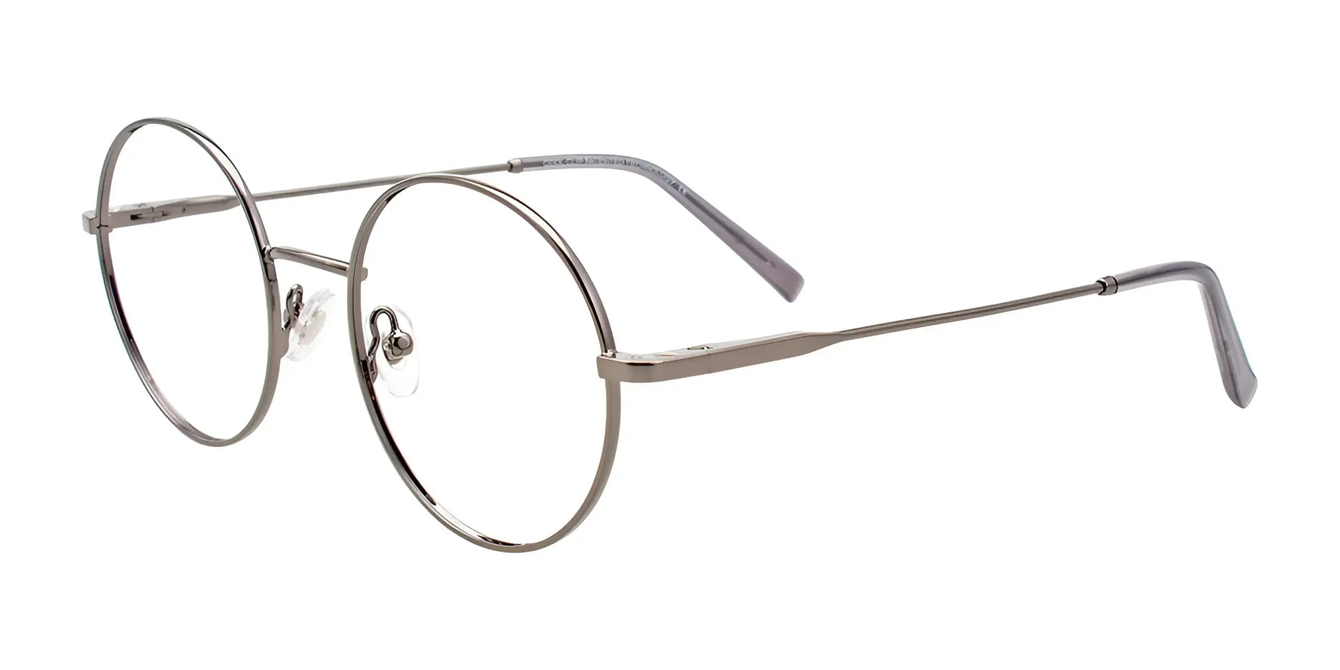 CoolClip CC850 Eyeglasses with Clip-on Sunglasses Dark Steel