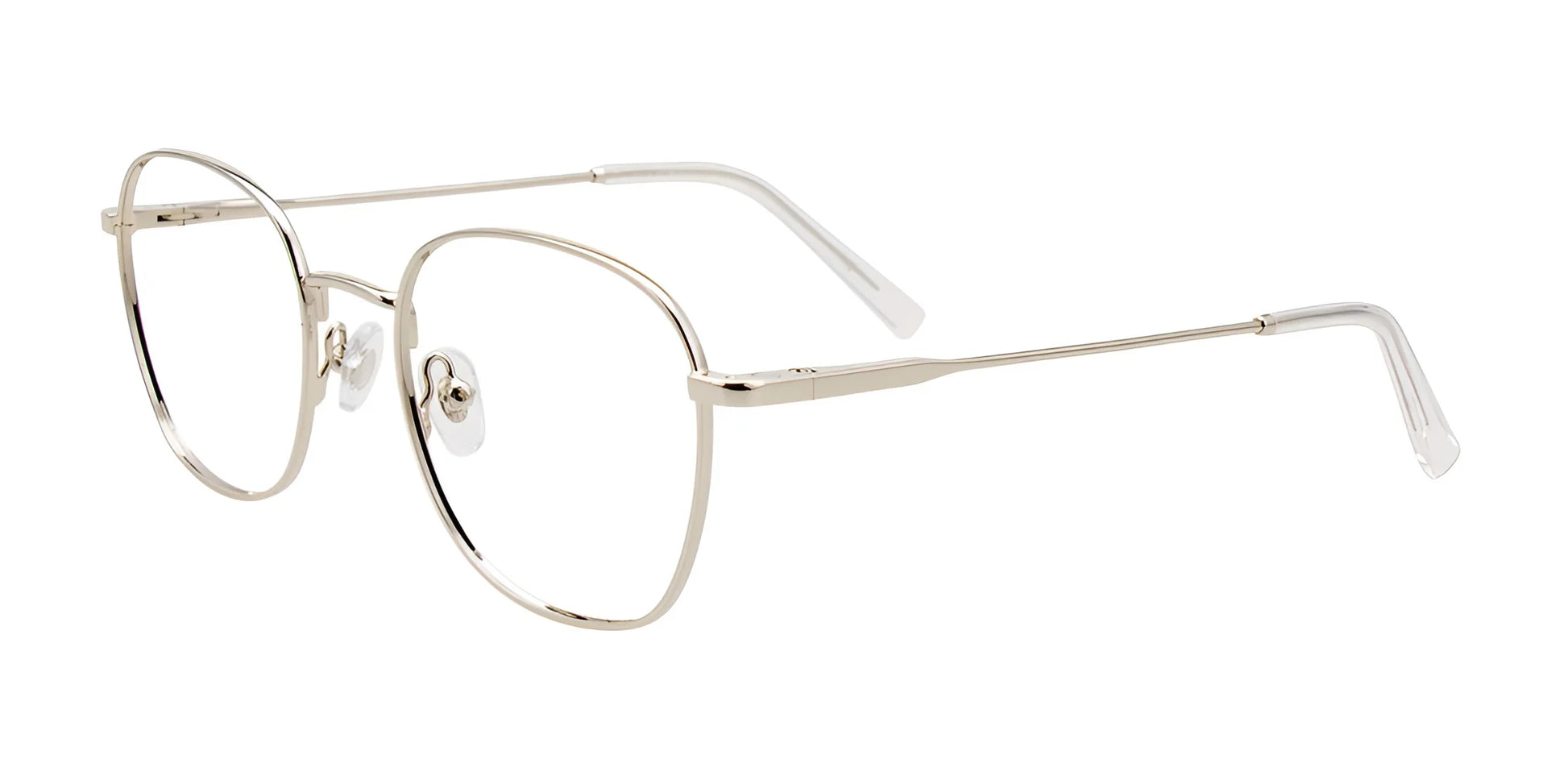 CoolClip CC851 Eyeglasses with Clip-on Sunglasses Steel