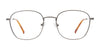 Coolclip CC851 Eyeglasses with Clip-on Sunglasses | Size 51 / Dark Steel