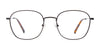 Coolclip CC851 Eyeglasses with Clip-on Sunglasses | Size 51 / Dark Steel
