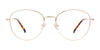 Coolclip CC852 Eyeglasses with Clip-on Sunglasses | Size 53 / Black & Pink Gold