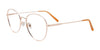 Coolclip CC852 Eyeglasses with Clip-on Sunglasses | Size 53 / Soft Pink Gold