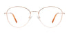 Coolclip CC852 Eyeglasses with Clip-on Sunglasses | Size 53 / Black & Pink Gold