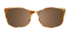 Coolclip CC853 Eyeglasses with Clip-on Sunglasses | Size 53 / Tr. Red & Black Lines