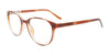 Coolclip CC854 Eyeglasses with Clip-on Sunglasses | Size 51 / Tr. St. Brown