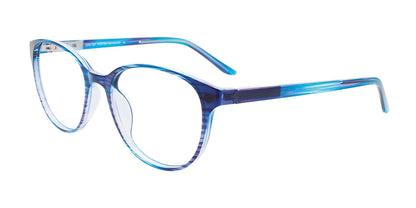 CoolClip CC854 Eyeglasses with Clip-on Sunglasses Blue