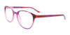 Coolclip CC854 Eyeglasses with Clip-on Sunglasses | Size 51 / Tr. St. Purple