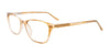 Coolclip CC855 Eyeglasses with Clip-on Sunglasses | Size 51 / Tr. St. Light Brown