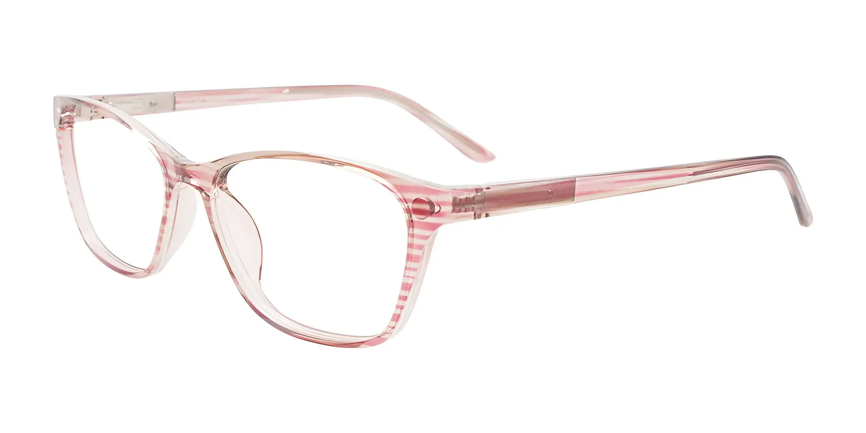 CoolClip CC855 Eyeglasses with Clip-on Sunglasses Tr. St. Rose