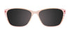 Coolclip CC855 Eyeglasses with Clip-on Sunglasses | Size 51 / Tr. St. Green & Pink
