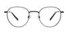 Coolclip CC856 Eyeglasses with Clip-on Sunglasses | Size 48 / Brown & Gold