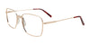 Coolclip CC858 Eyeglasses with Clip-on Sunglasses | Size 56 / Gold
