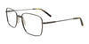 Coolclip CC858 Eyeglasses with Clip-on Sunglasses | Size 56 / Dark Steel