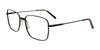 Coolclip CC858 Eyeglasses with Clip-on Sunglasses | Size 56 / Satin Black