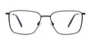Coolclip CC860 Eyeglasses with Clip-on Sunglasses | Size 52 / Blue
