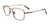 Coolclip CC861 Eyeglasses with Clip-on Sunglasses | Size 55 / Brown
