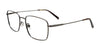 Coolclip CC861 Eyeglasses with Clip-on Sunglasses | Size 55 / Dark Steel