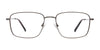 Coolclip CC861 Eyeglasses with Clip-on Sunglasses | Size 55 / Brown