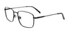 Coolclip CC861 Eyeglasses with Clip-on Sunglasses | Size 55 / Satin Black