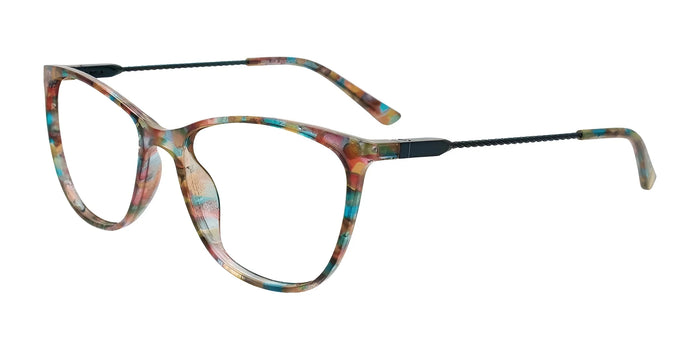 Coolclip CC862 Eyeglasses with Clip-on Sunglasses | Size 54 / Blue