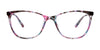 Coolclip CC862 Eyeglasses with Clip-on Sunglasses | Size 54 / Blue