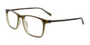 Coolclip CC863 Eyeglasses with Clip-on Sunglasses | Size 53 / Khaki