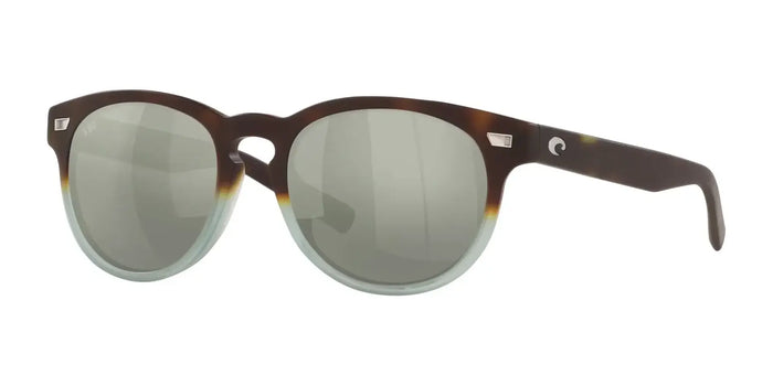 Costa DEL MAR 6S2007 Sunglasses | Size 54 / Matte Tide Pool №200711 / Gray Silver Mirror (Polarized) (3P 10%)