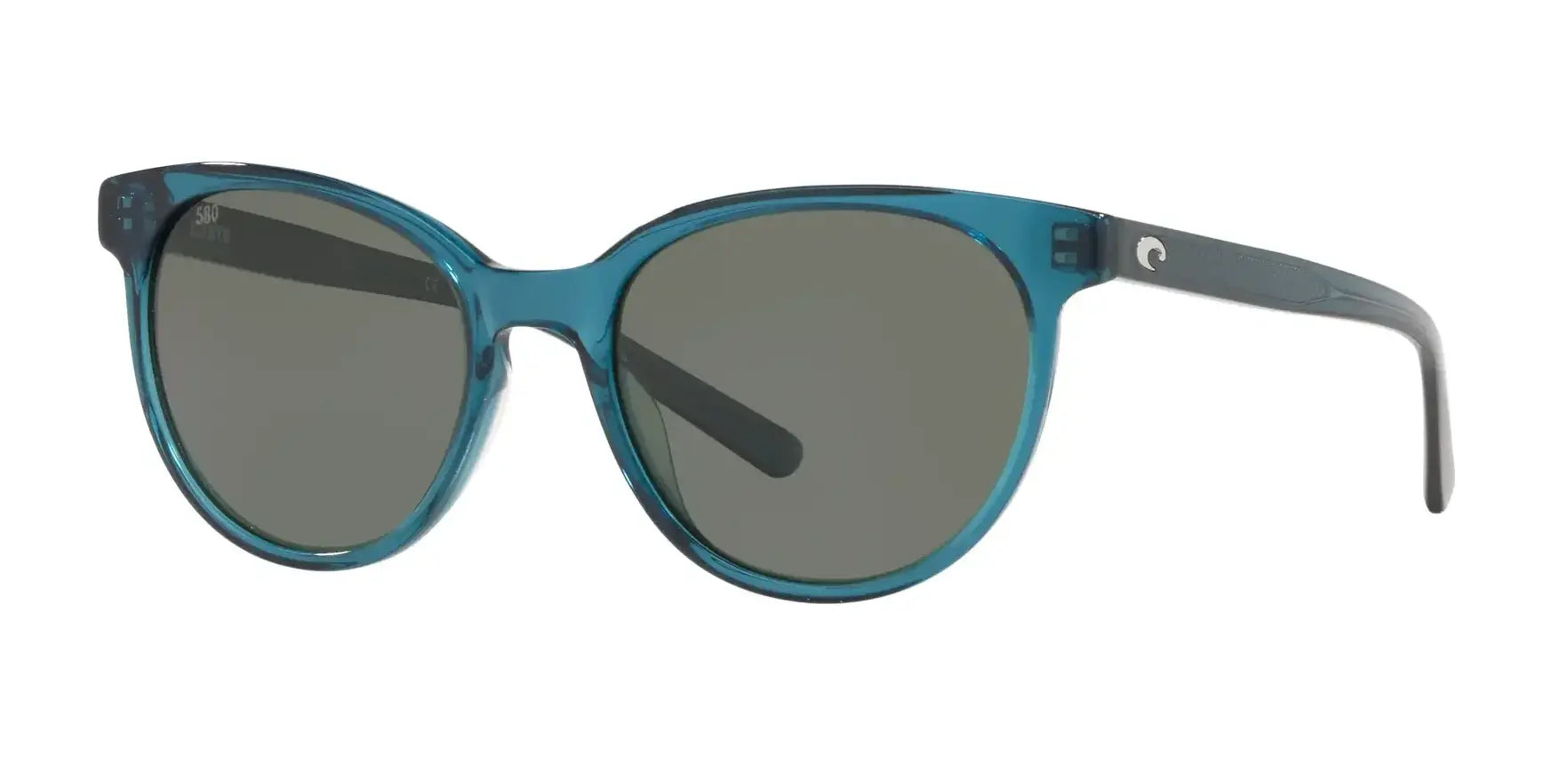 Costa ISLA 6S2008 Sunglasses Shiny Deep Teal Crystal / Gray (Polarized)