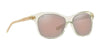 Costa SARASOTA 6S2010 Sunglasses | Size 57 / Shiny Seafoam Crystal and Shell №201010 / Copper Silver Mirror (Polarized) (3P 12%)