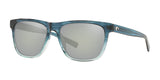 Costa APALACH 6S2011 Sunglasses Shiny Deep Teal Fade / Gray Silver Mirror (Polarized)