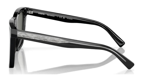 Costa KERAMAS 6S2015 Sunglasses / Size 54 / Black / Gray (Polarized) (3P 10%) №201501