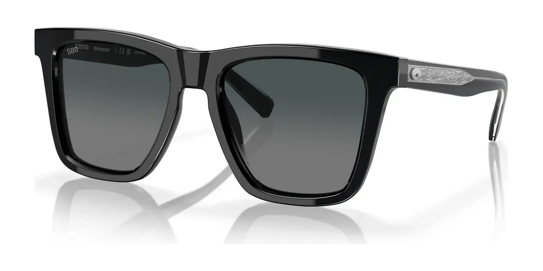 Costa KERAMAS 6S2015 Sunglasses Black / Gray Gradient