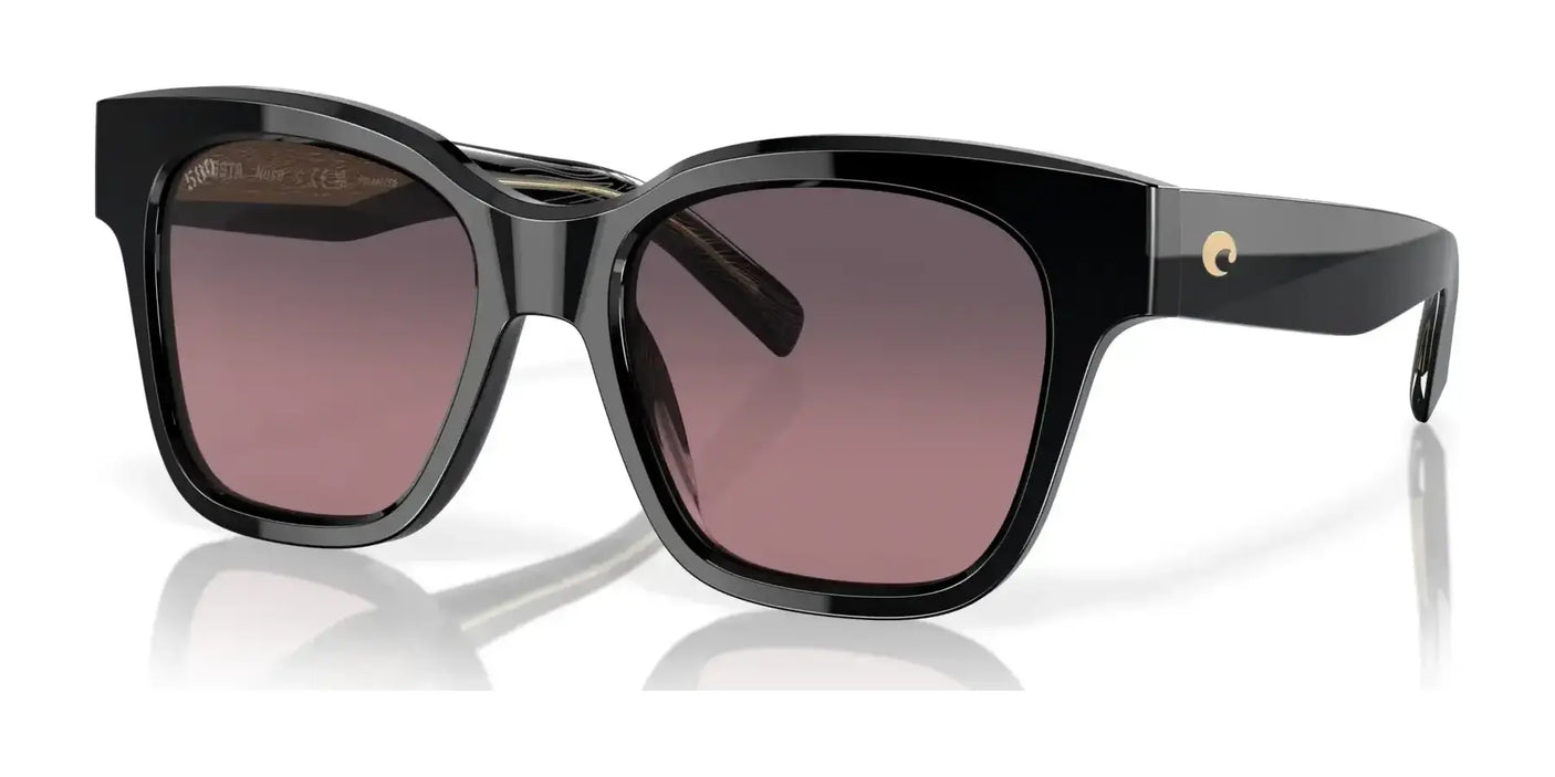 Costa NUSA 6S2016 Sunglasses Black / Rose Gradient (Polarized)