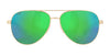 Costa PELI 6S4002 Sunglasses | Size 57 / Brushed Gold / Green Mirror (Polarized) (3P 11.4%) №400202