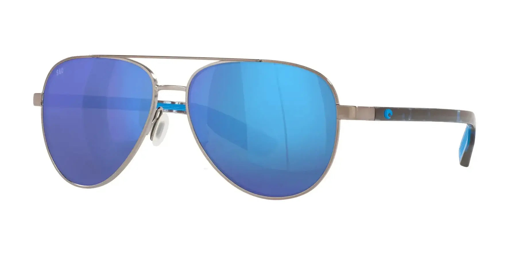 Costa PELI 6S4002 Sunglasses Brushed Gunmetal / Blue Mirror