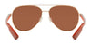 Costa PELI 6S4002 Sunglasses | Size 57 / Brushed Gold / Green Mirror (Polarized) (3P 11.4%) №400202