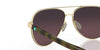 Costa PELI 6S4002 Sunglasses | Size 57 / Brushed Gold / Green Mirror (Polarized) (3P 11.4%) №400202