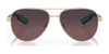 Costa PELI 6S4002 Sunglasses | Size 57 / Brushed Gold / Green Mirror (Polarized) (3P 11.4%) №400202