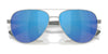 Costa PELI 6S4002 Sunglasses | Size 57 / Brushed Gold / Green Mirror (Polarized) (3P 11.4%) №400202