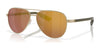 Costa PELI 6S4002 Sunglasses | Size 57 / Brushed Gold / Gold Mirror (Polarized) (3P 12.7%) №400230