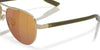 Costa PELI 6S4002 Sunglasses | Size 57 / Brushed Gold / Green Mirror (Polarized) (3P 11.4%) №400202