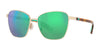 Costa PALOMA 6S4004 Sunglasses | Size 58 / Shiny Gold №400401 / Green Mirror (Polarized) (3P 10%)