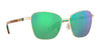 Costa PALOMA 6S4004 Sunglasses | Size 58 / Shiny Gold №400401 / Green Mirror (Polarized) (3P 10%)