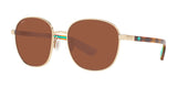Costa EGRET 6S4005 Sunglasses Shiny Gold / Copper (Polarized)