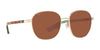 Costa EGRET 6S4005 Sunglasses | Size 55 / Shiny Gold №400507 / Copper (Polarized) (3P 13.8%)
