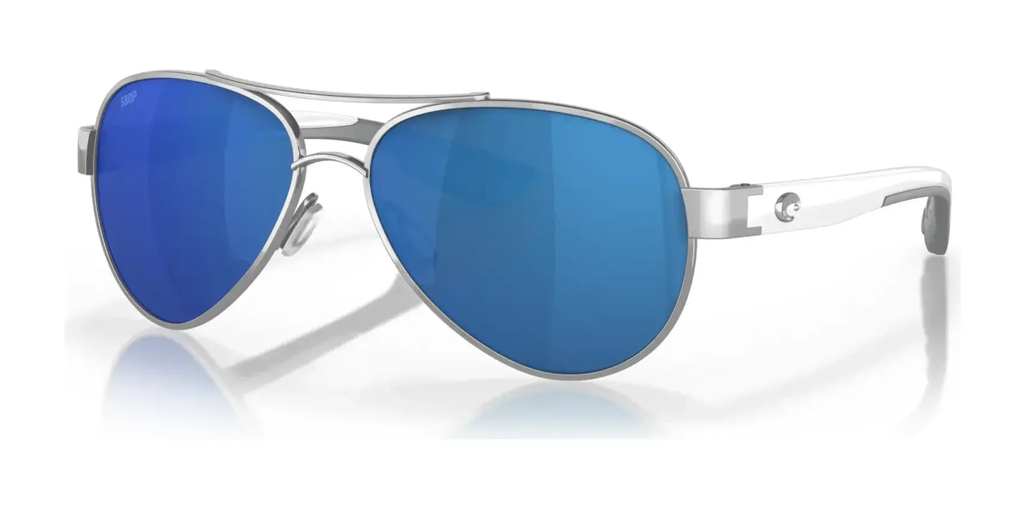 Costa LORETO 6S4006 Sunglasses Palladium / Blue Mirror